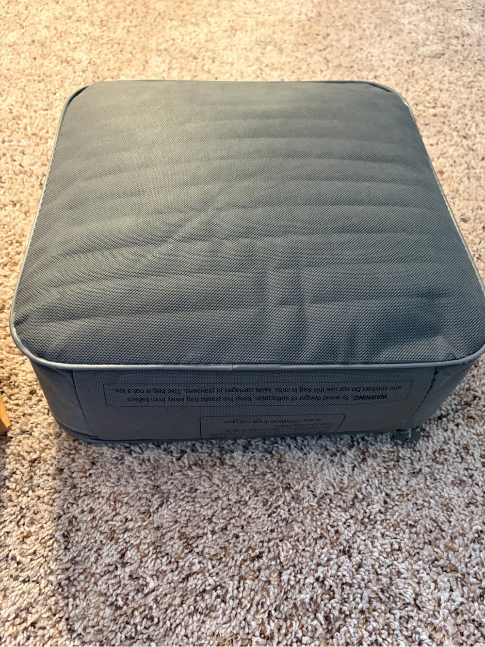 Weighted Blanket - Gray, 15 Pounds - Picture 7 of 7